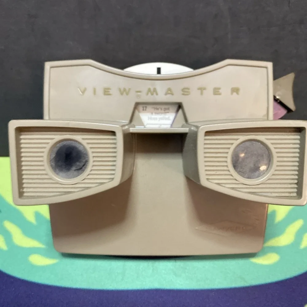 Vintage Viewmaster Viewer 1970s With Bonanza Reel Made USA GAF Vintage A2